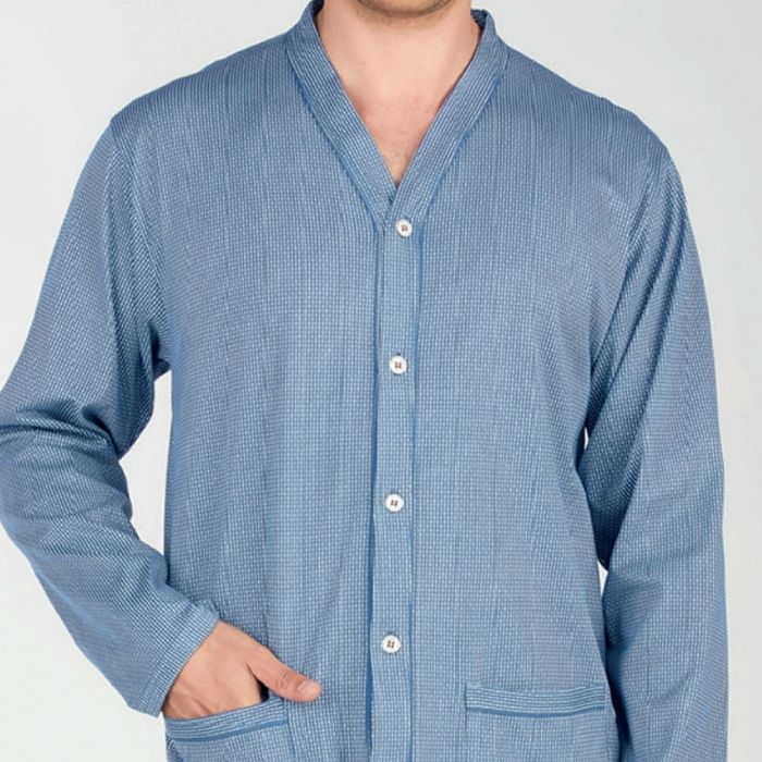 PIGIAMA DA UOMO 2418 CARDIGAN ORLATO IN COTONE BIP BIP main product photo