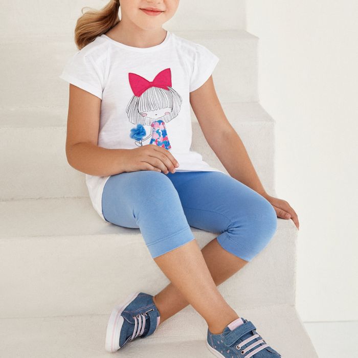 COMPLETO 3 PEZZI T-SHIRT E DUE PESCATORA 3758 BIMBA MAYORAL main product photo