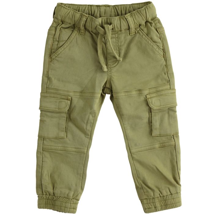 PANTALONE TUTTO ELASTICO CON TASCONI 4.4258 BAMBINO IDO main product photo