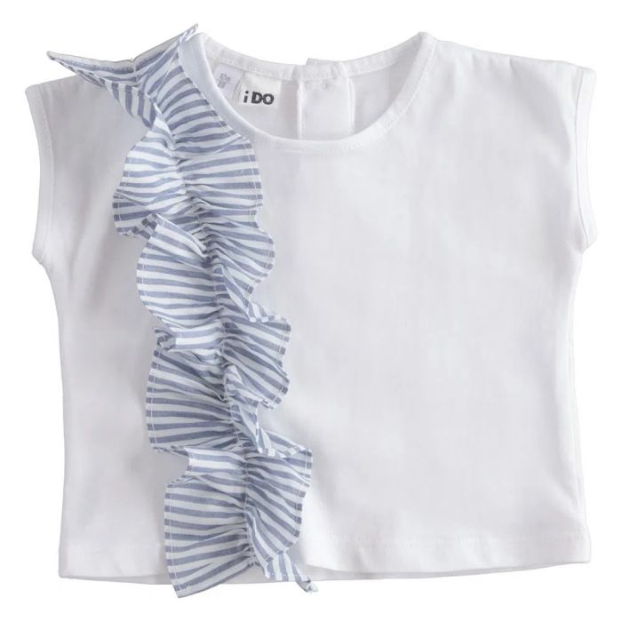 MAGLIA SMANICATA CON APPLICAZIONI 4.4742 BAMBINA IDO main product photo