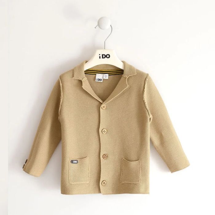 GOLFINO APERTO MANICA LUNGA 4.4221 PER BAMBINO IDO main product photo