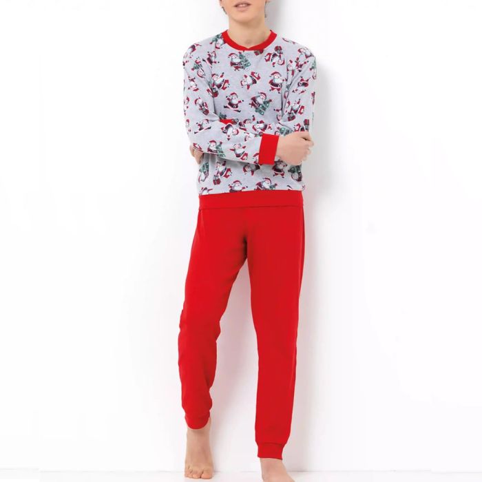PIGIAMA CHRISTMAS FAMILY DA RAGAZZO 4052 CALDO COTONE IL GRANCHIO main product photo