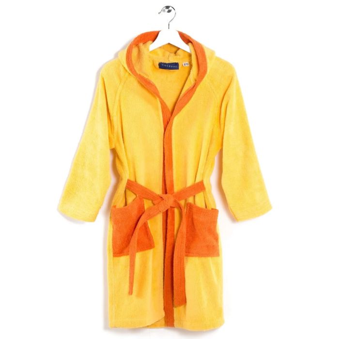 ACCAPPATOIO IN SPUGNA DI COTONE YOUNG GIALLO SOLE CALEFFI main product photo