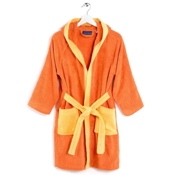ACCAPPATOIO IN SPUGNA DI COTONE YOUNG ARANCIO CALEFFI main product photo