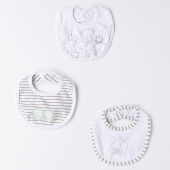 SET 3 BAVAGLIE ASSORTITE NEONATO 4.6901 IDO main product photo