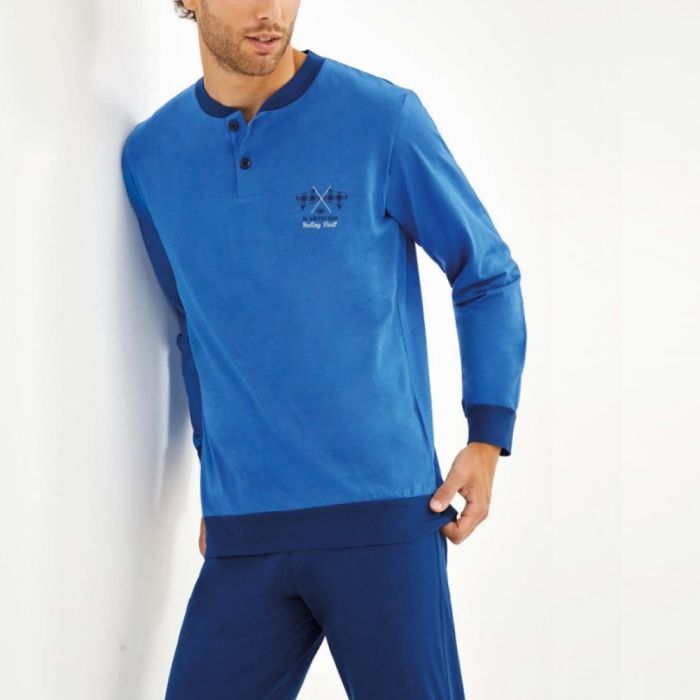 PIGIAMA UOMO GP1070 LUNGO FRESCO COTONE IL GRANCHIO main product photo