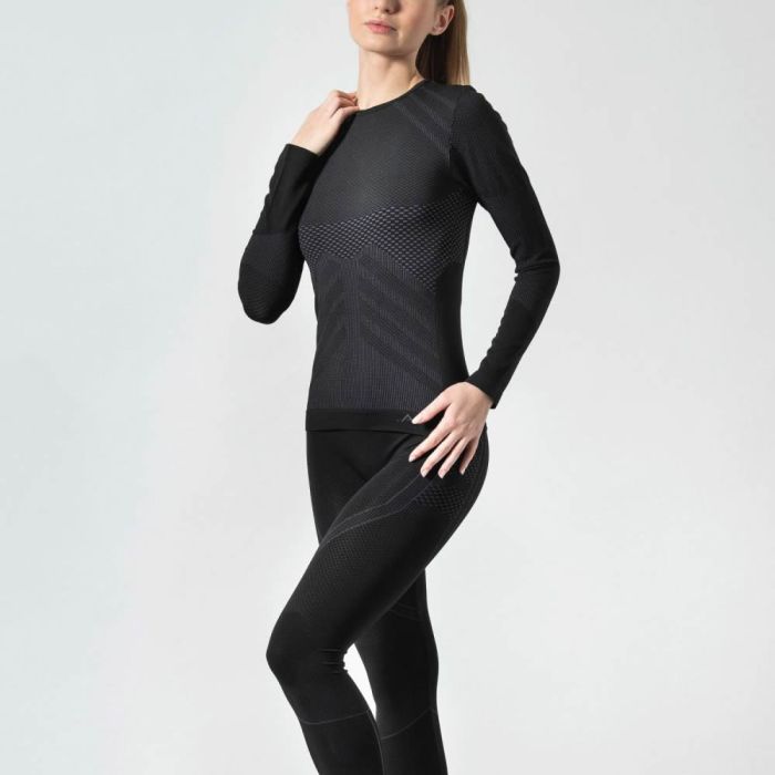 maglia termica manica lunga 648 da donna risalti
