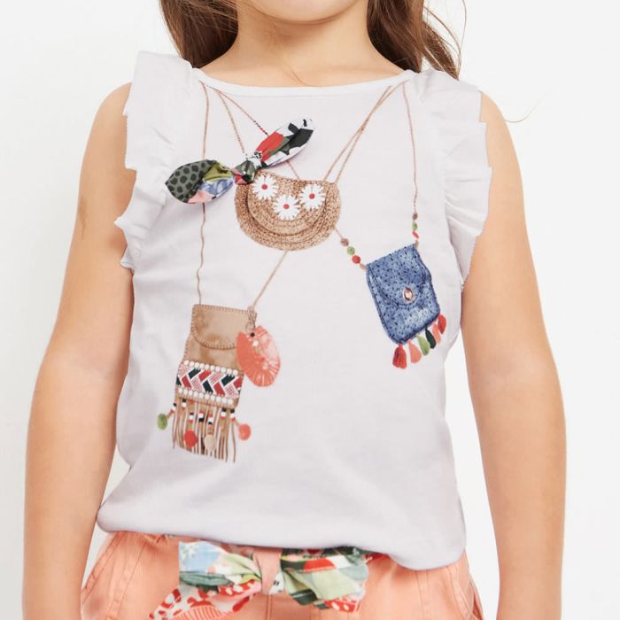 T-SHIRT SMANICATA 3075 PER BAMBINA MAYORAL main product photo