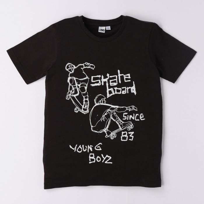T-SHIRT MANICA CORTA CON STAMPA 4.6387 RAGAZZO IDO main product photo