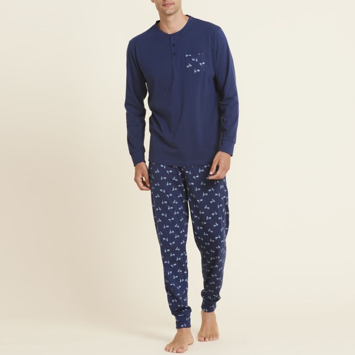 PIGIAMA DA UOMO LUNGO VESPE FC2628AC NOI DI NOTTE main product photo