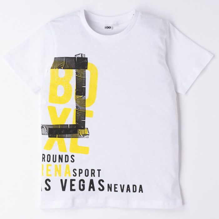 T-SHIRT MANICA CORTA JERSEY DI COTONE 4.6017 RAGAZZO IDO main product photo