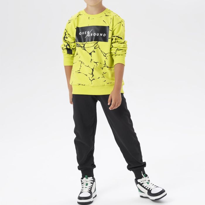 TUTA JOGGING GIROCOLLO 4.6475 PER RAGAZZO IDO main product photo