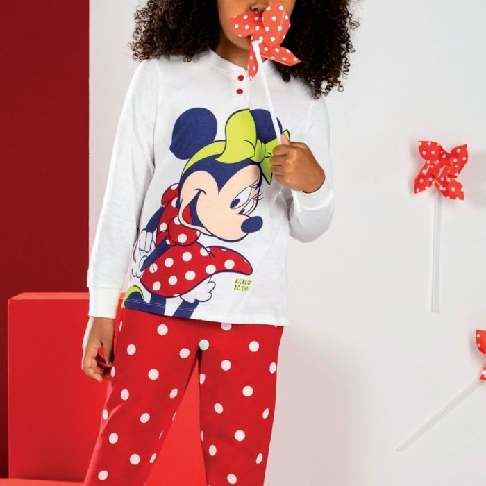 PIGIAMA MINNIE 9060 LUNGO DI COTONE BAMBINA SABOR main product photo