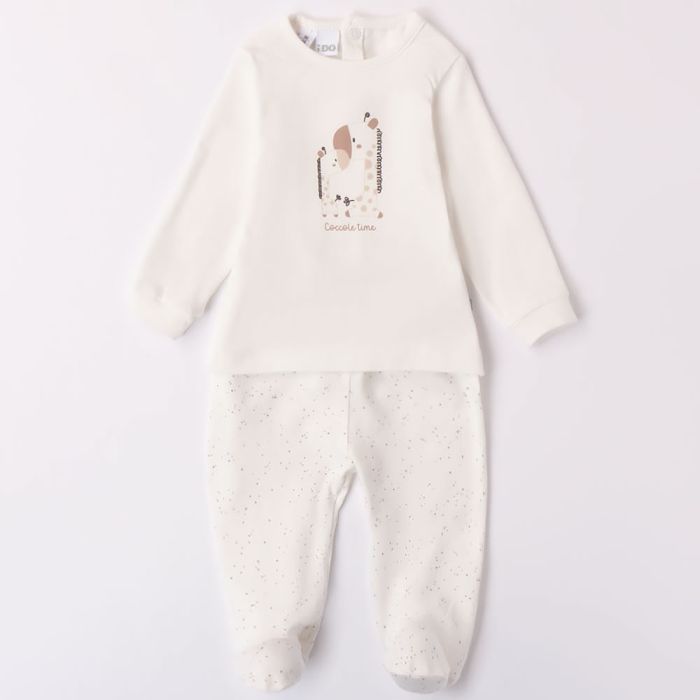 COMPLETO DUE PEZZI DI COTONE LUNGO 4.8180 NEONATO IDO MINI main product photo