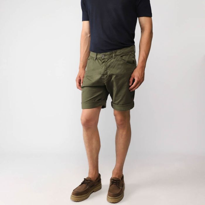 PANTALONE CORTO TINTA UNITA D042FTOTD DA UOMO IMPERIAL main product photo