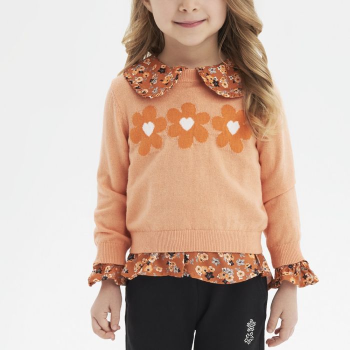 MAGLIONE GIROCOLLO CALDO COTONE 4.7540 BAMBINA IDO main product photo