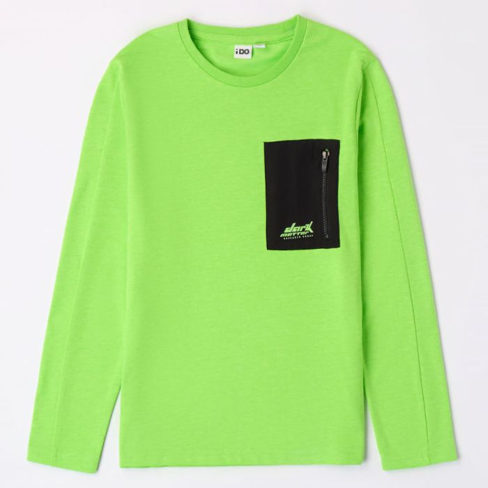 T-SHIRT MANICA LUNGA CON TASCHINO 4.7699 RAGAZZO IDO main product photo