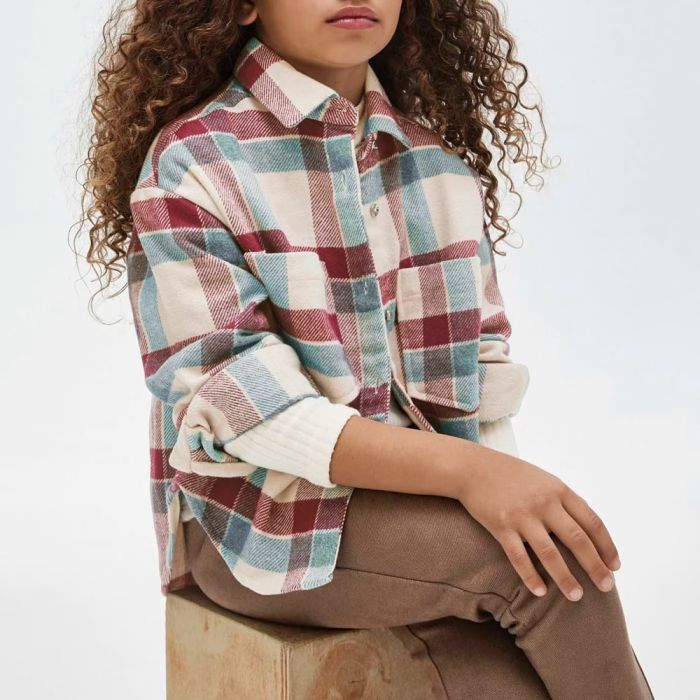 CAMICIA IN FLANELLA A QUADRETTONI 7180 RAGAZZA MAYORAL main product photo