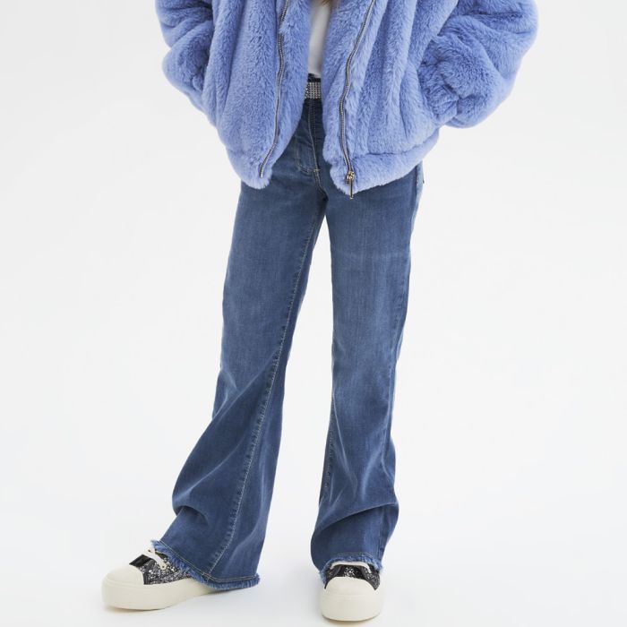 JEANS SFRANGIATO CON CINTURA GIOIELLO 4.7883 RAGAZZA IDO main product photo