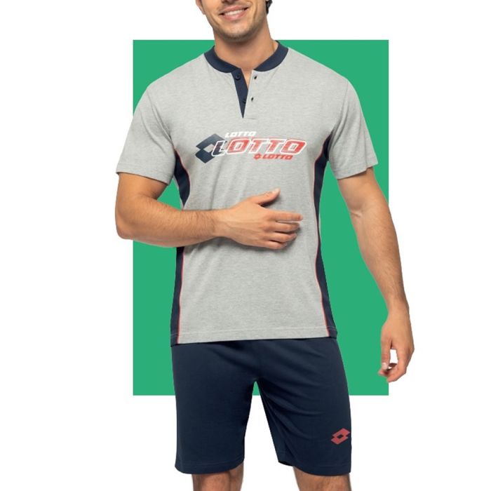 PIGIAMA DA UOMO CORTO 1152 LOTTO HOMEWEAR main product photo