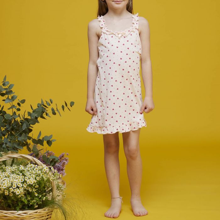 CAMICIA DA NOTTE SPALLINO 2405 BAMBINA NOI DI NOTTE main product photo