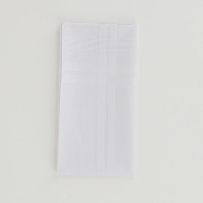 FAZZOLETTI CONFEZIONE TRIPACK BIANCHI P526 UOMO PEROFIL main product photo