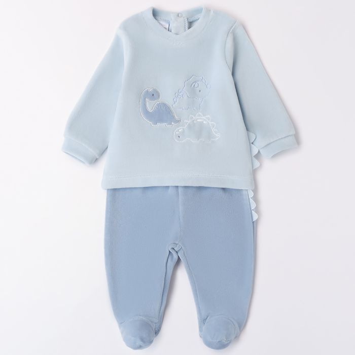 TUTINA DUE PEZZI IN CINIGLIA 4A150 NEONATO IDO MINI main product photo