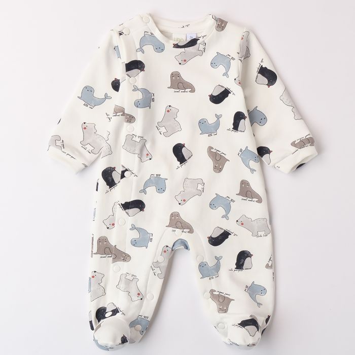 TUTINA INTERA IN COTONE FELPATO 4A169 NEONATO IDO MINI main product photo