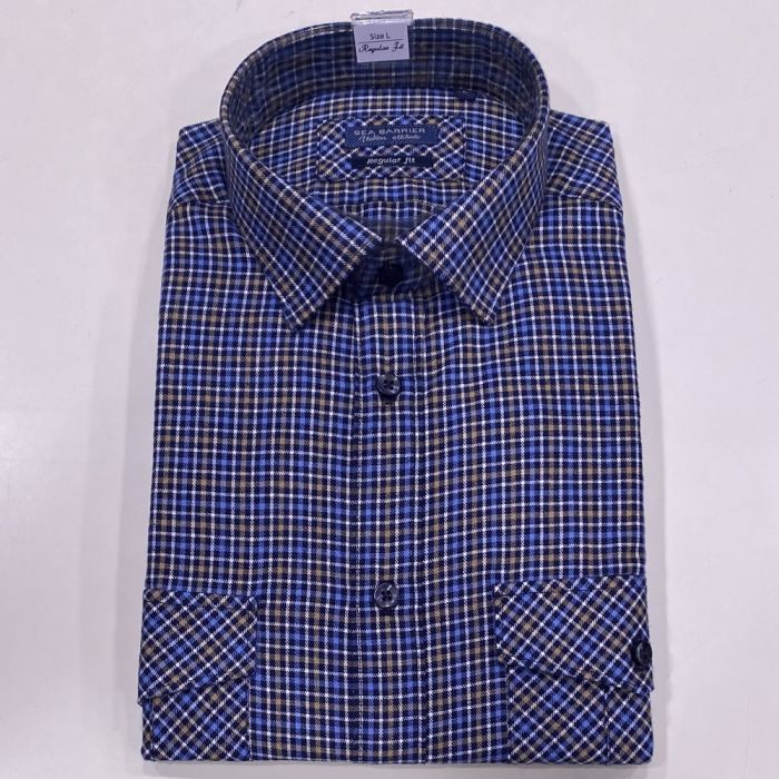 CAMICIA REGULAR FIT CALDO COTONE CARTA 404 UOMO SEA BARRIER main product photo