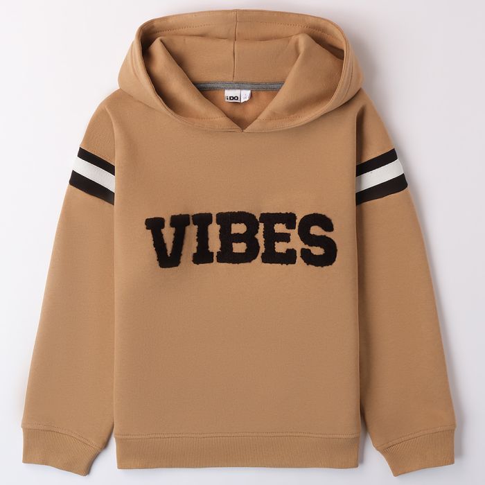 FELPA CHIUSA CON CAPPUCCIO VIBES 4A772 RAGAZZO IDO main product photo