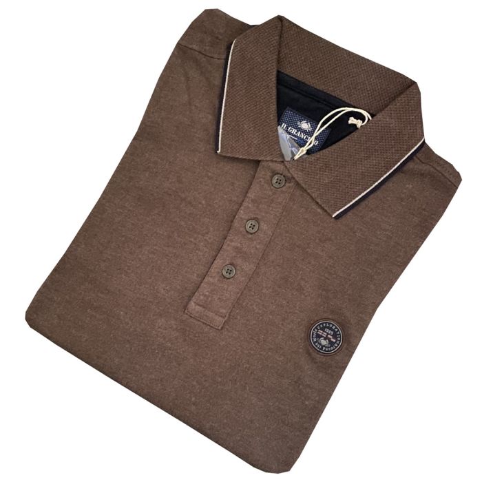 POLO JERSONE CARBON BRUSHED GR111 UOMO IL GRANCHIO