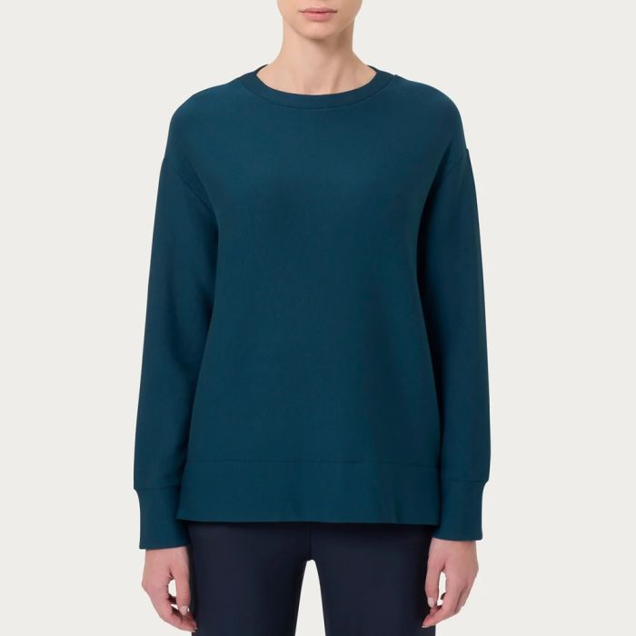FELPA CON COLLO A BARCHETTA DL92XB DONNA RAGNO main product photo