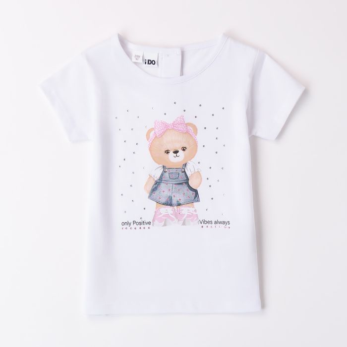 T-SHIRT MANICA CORTA ORSETTO 4B364 BAMBINA IDO main product photo