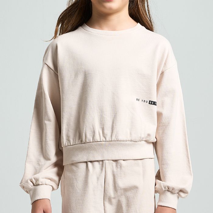 FELPA GIROCOLLO TINTA UNITA 4B700 RAGAZZA IDO main product photo