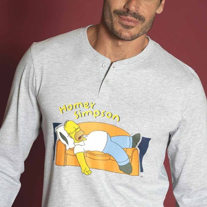 PIGIAMA THE SIMPSONS 4514 LUNGO IN COTONE PER RAGAZZO SABOR main product photo