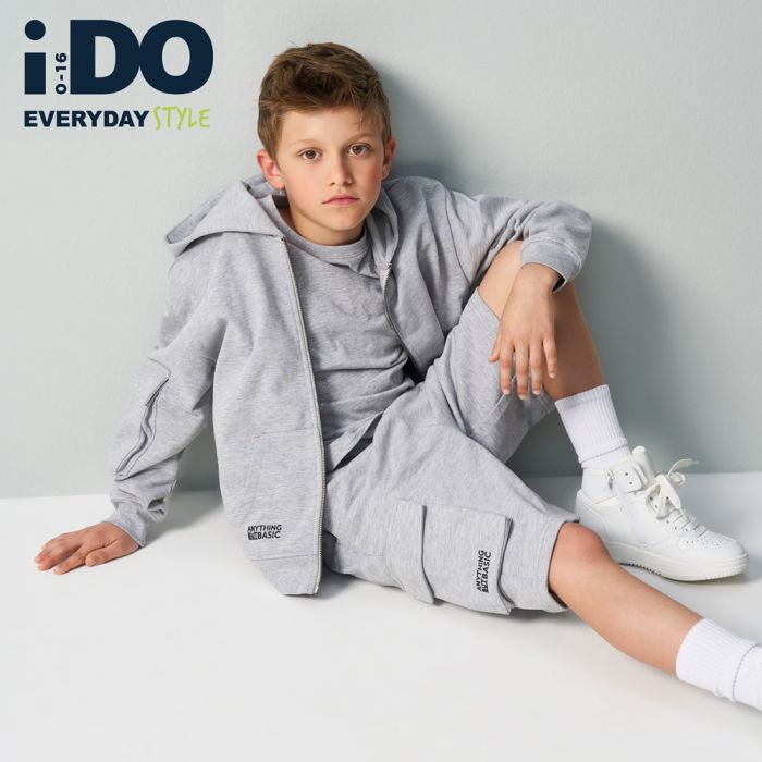 FELPA APERTA CON CAPPUCCIO 4B596 RAGAZZO UNISEX IDO main product photo