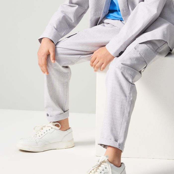 PANTALONE LUNGO CARROT FIT 4B649 RAGAZZO IDO main product photo
