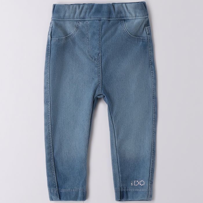 LEGGINGS ELASTICIZZATO DENIM 4B414 NEONATA IDO main product photo