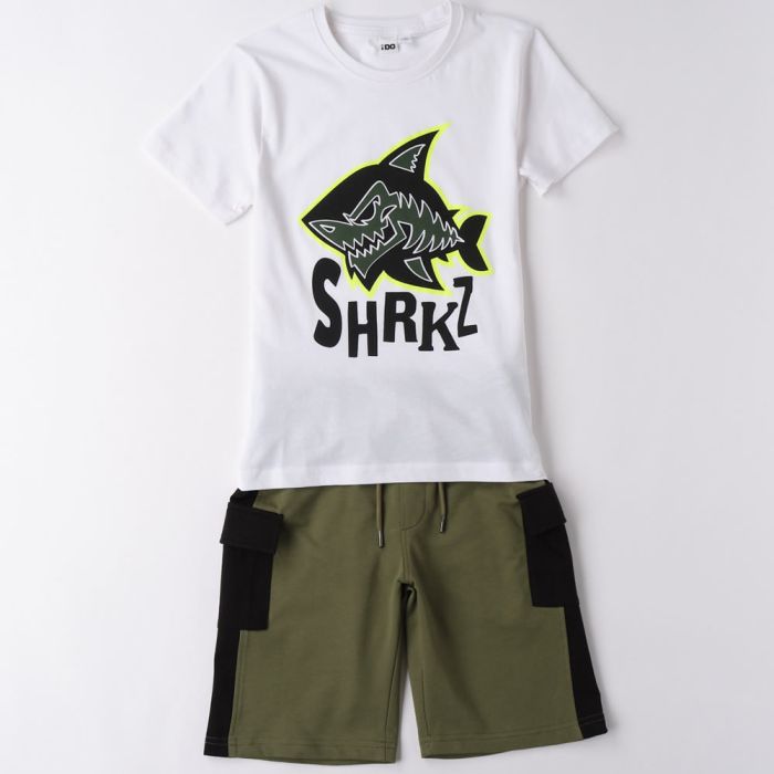 COMPLETO MAGLIA E PANTALONE CORTO 4B800 RAGAZZO IDO main product photo