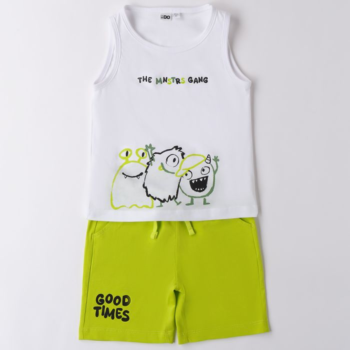 COMPLETO SPALLA LARGA E SHORT 4B468 G0 BAMBINO IDO main product photo