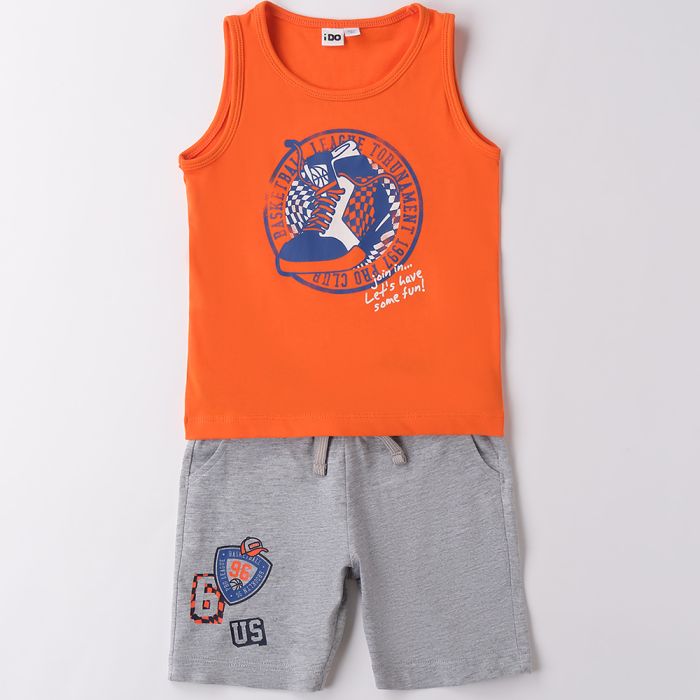 COMPLETO SPALLA LARGA E SHORT 4B468 G1 NEONATO IDO main product photo