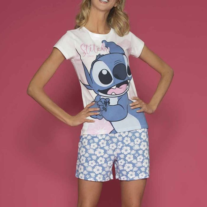 PIGIAMA DA DONNA CORTO 2651 LILO & STITCH SABOR main product photo