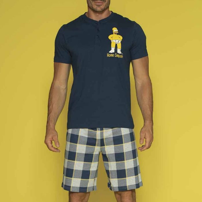 PIGIAMA MAGLIA E PANTALONE CORTO THE SIMPSON 4515 UOMO SABOR main product photo