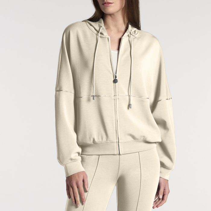FELPA APERTA CON CAPPUCCIO 68101 BOARDING PASS DONNA OROBLU main product photo