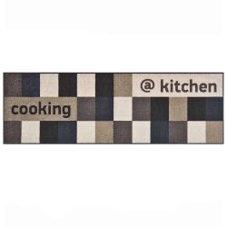 TAPPETO KITCHEN BROWNISH 180*60CM WASH AND DRY KLEEN TEX