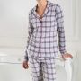 PIGIAMA CALDO COTONE APERTO 5191 DONNA JADEA