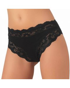 SLIP COTONE MODAL E PIZZO 742 DONNA JADEA