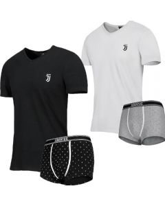 COMPLETO SCOLLO V + BOXER JUVENTUS 11055 UOMO