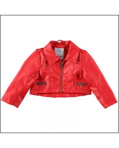 GIUBBOTTO CHIODO IN ECO PELLE 5W257 NEONATA DODIPETTO