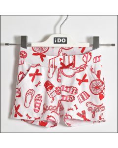 PANTALONE CORTO COTONE NEONATA 4W029 IDO